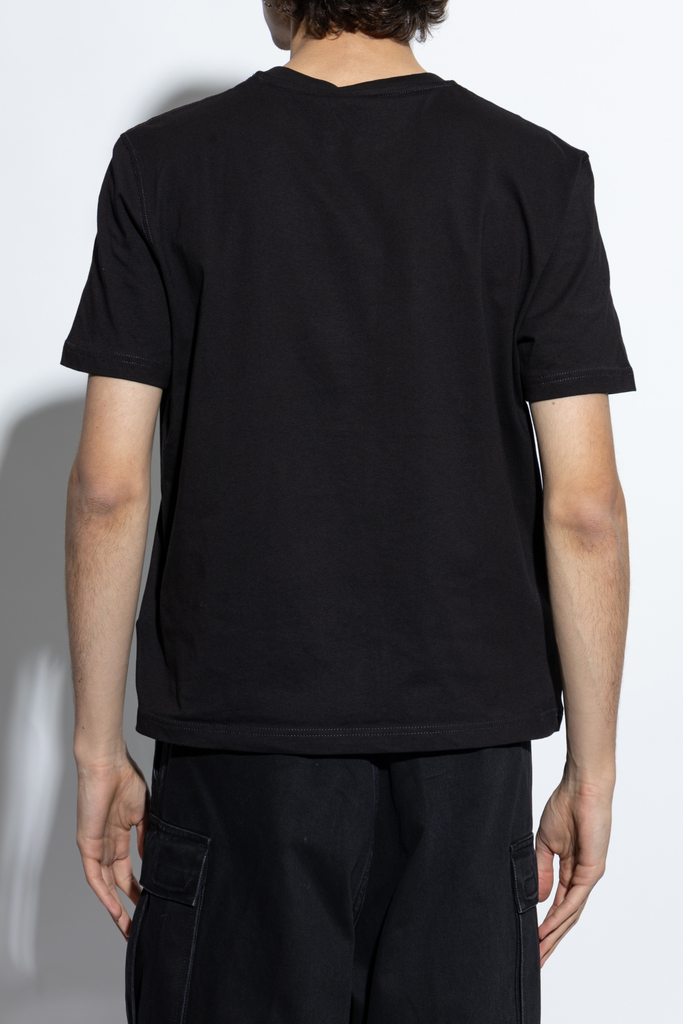 【送料&関税込】Diesel Black Cotton T-adjsut-r7 T-shirt Black T-shirt T-ADJUST-R7 Diesel - Vitkac AS